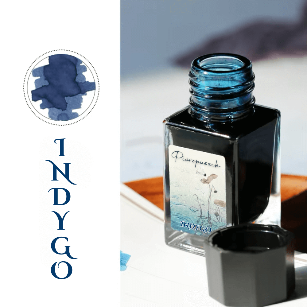 Atrament Premium Pióropuszek Indygo