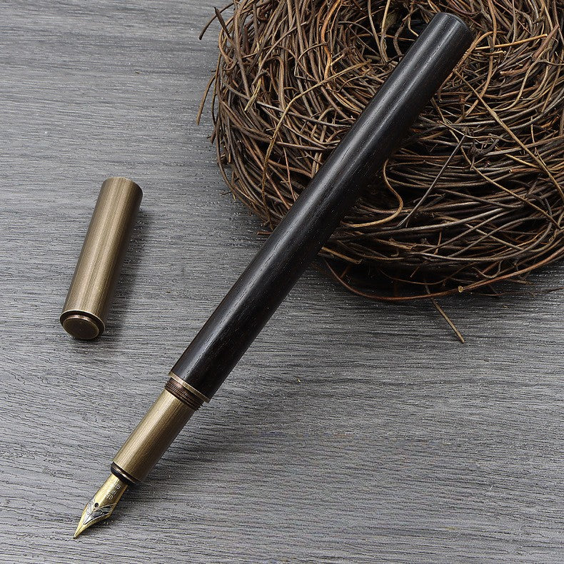 Vintage Script fountain pen - retro style - screw-on