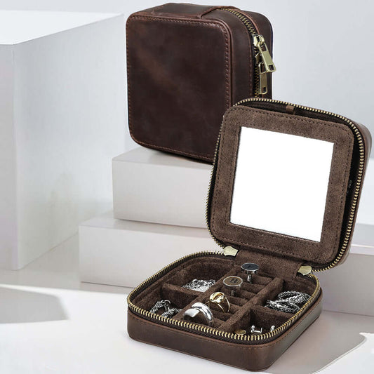 Elegancki futerał na biżuterię – podróżna wersja