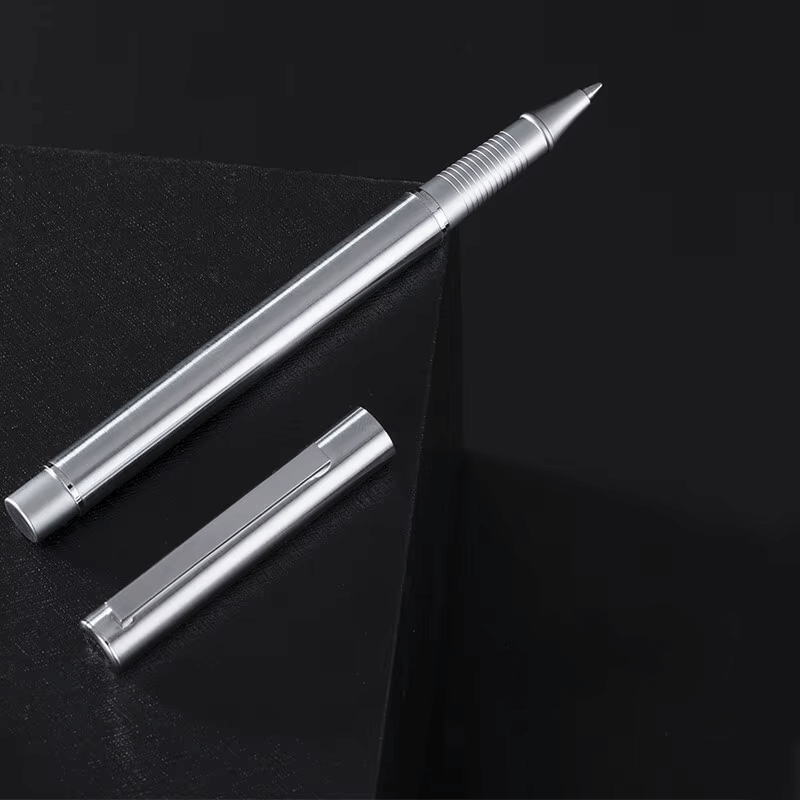 Steel Edge – stalowa elegancja - długopis żelowy