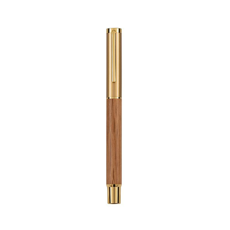 Linea Legno Gold – długopis żelowy z duszą drewna