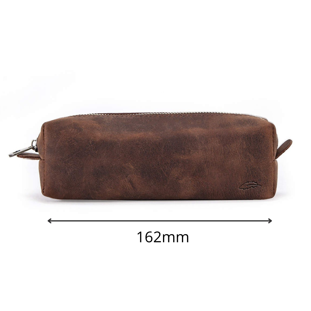 Piórnik z uszami - skóra naturalna