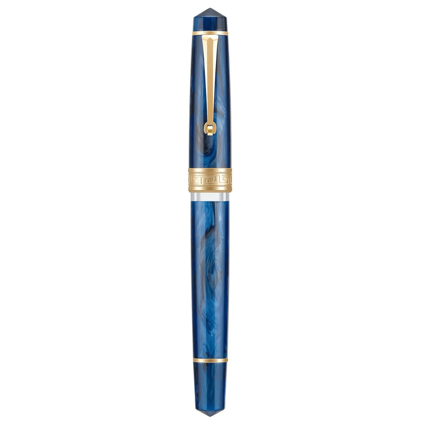 Elegant Flow piston fountain pen - stylish trend - screw-on