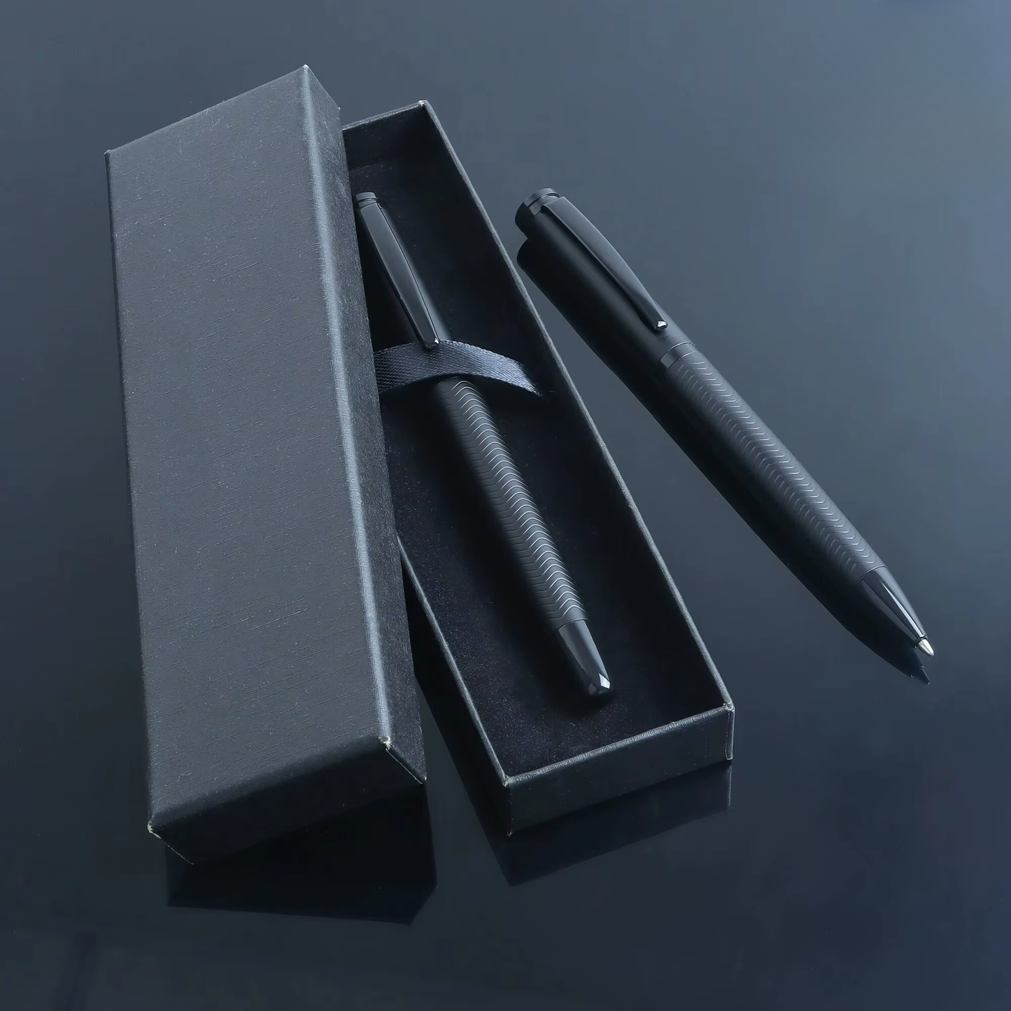 Signature Set – zestaw długopisów z matowym wykończeniem