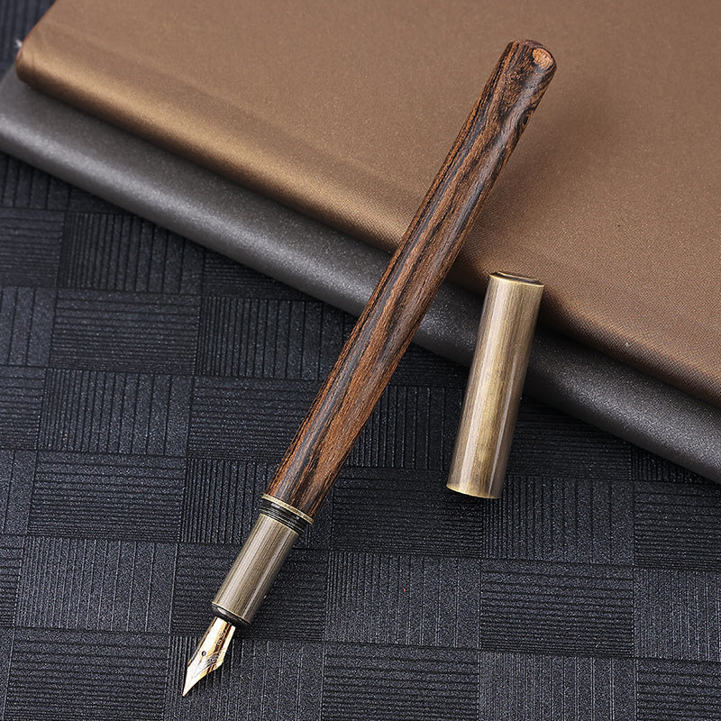 Vintage Script fountain pen - retro style - screw-on