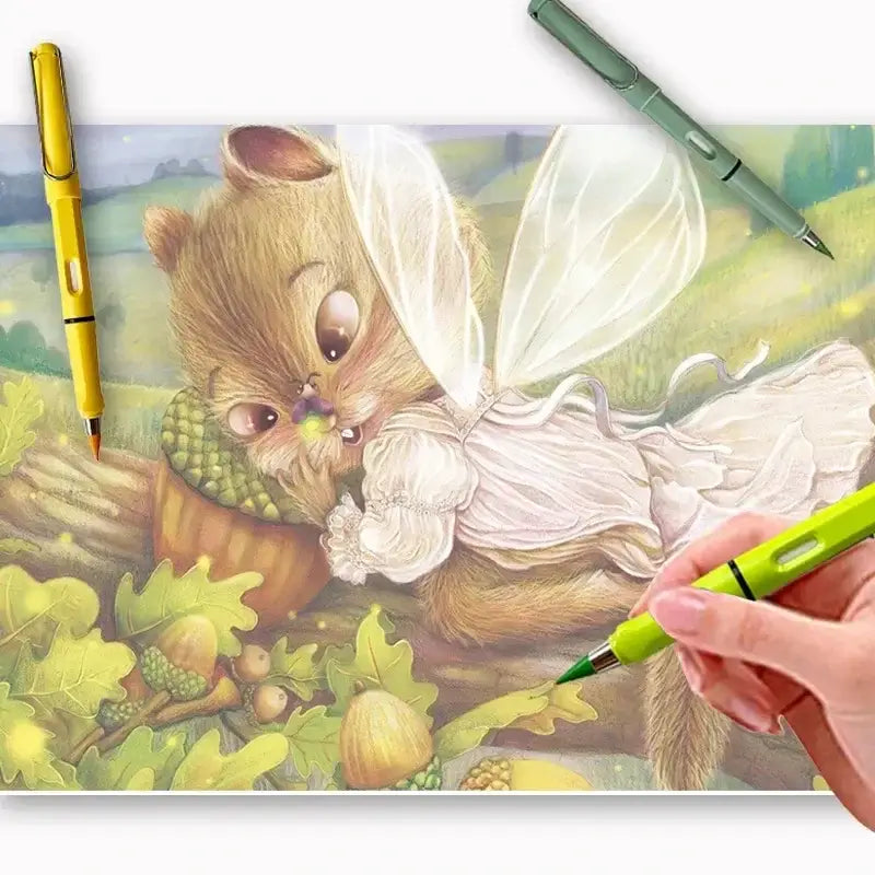 Magic Pencil - HB eternal pencil in various colors