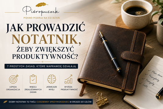 Jak prowadzić notatnik, żeby zwiększyć produktywność? 7 prostych zasad, które naprawdę działają