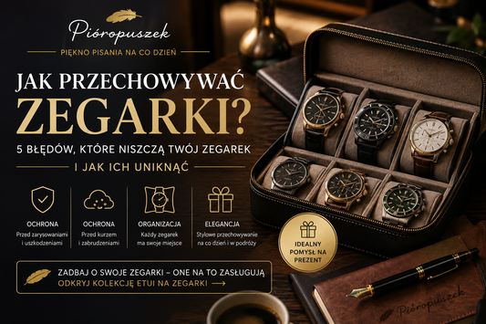Jak przechowywać zegarki? 5 błędów, które niszczą Twój zegarek (i jak ich uniknąć)