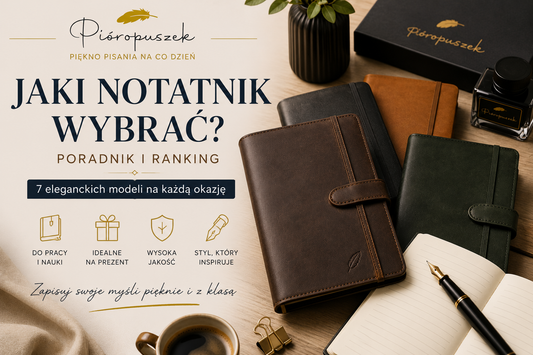 Jaki notatnik wybrać? 7 eleganckich modeli, które naprawdę warto mieć (poradnik + ranking)