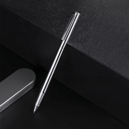 Steel Edge – stalowa elegancja - długopis żelowy