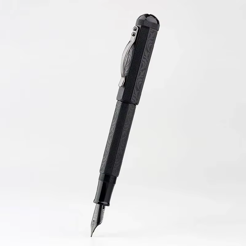 Pióro wieczne tłokowe Octagon Heritage – metalowa precyzja tłokowa - odkręcane