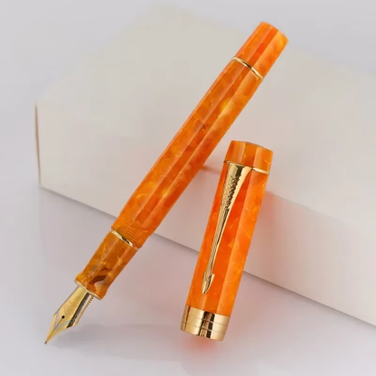 Crimson Elegance fountain pen - scarlet elegance - screw-on