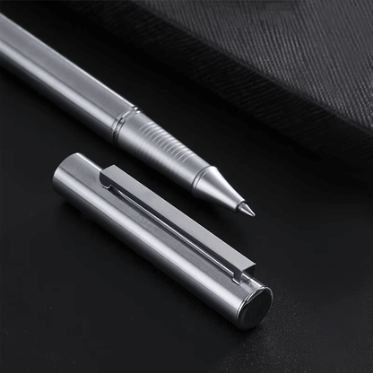 Steel Edge – stalowa elegancja - długopis żelowy