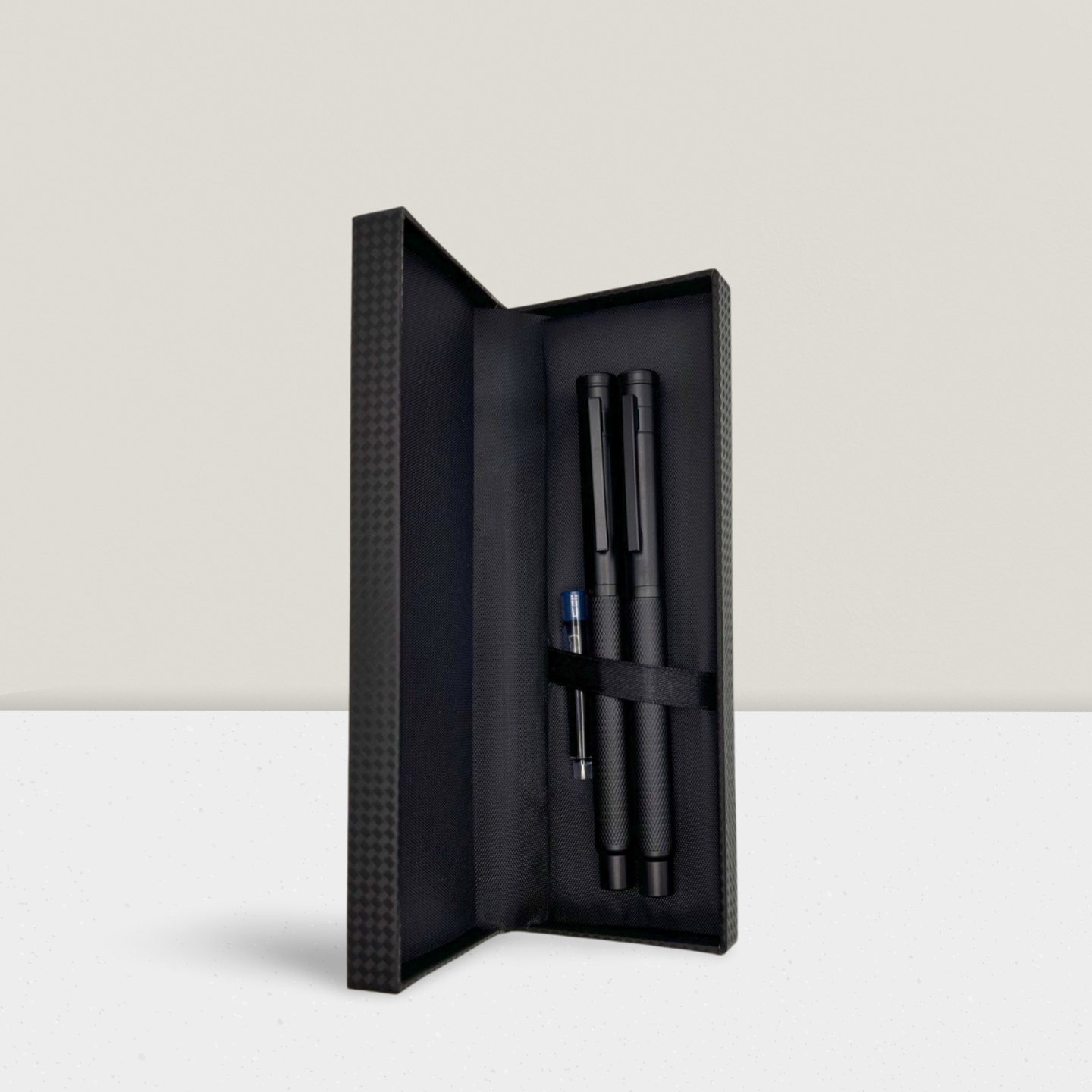 Zestaw prezentowy Eclipse Noir – pióro i długopis w eleganckim czarnym pudełku