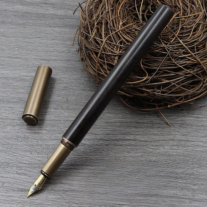 Vintage Script fountain pen - retro style - screw-on