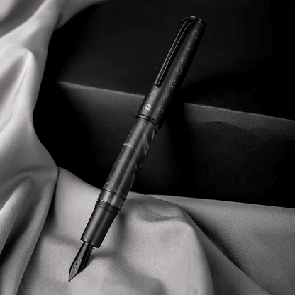 Lunar Bunny piston fountain pen - moon rabbit - screw-on