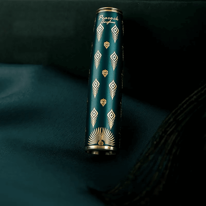 Pióro wieczne tłokowe Peacock Blue - dumny paw - odkręcane