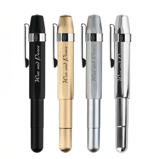 Pióro wieczne Ancient Brass - mosiężna trwałość - odkręcane