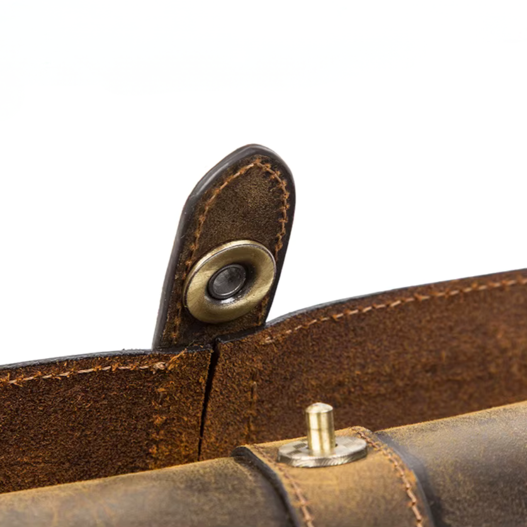 Skórzane etui na 3 zegarki – elegancki futerał podróżny w stylu roll