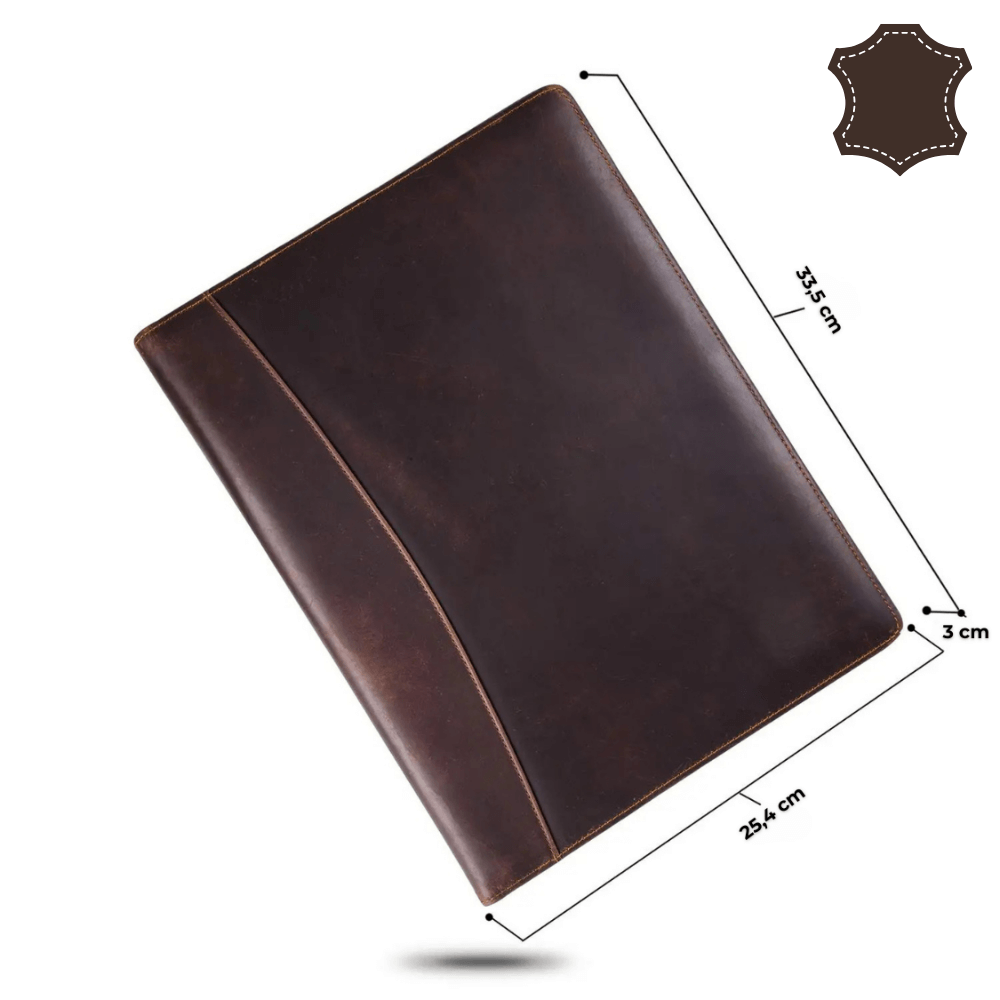 Folder konferencyjny A4 ze skóry naturalnej