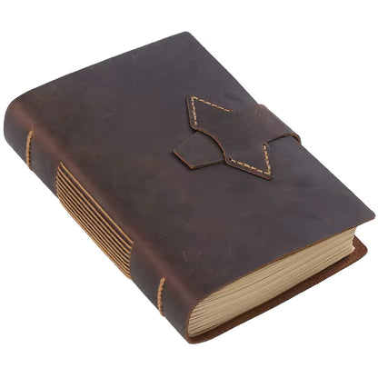 Codex Terra – skórzany notatnik A5 z papierem kraft (400 stron)