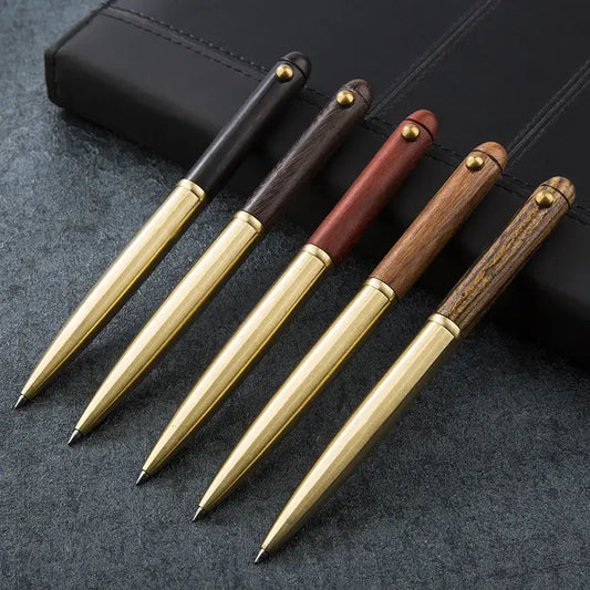 drewniany długopis żelowy