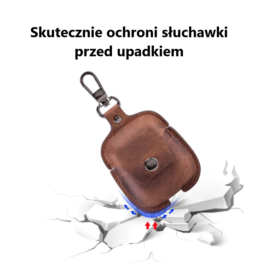 Etui na AirPods 1  AirPods 2  AirPods Pro - skóra naturalna