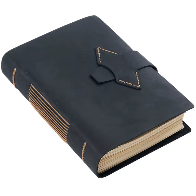 Codex Terra – skórzany notatnik A5 z papierem kraft (400 stron)