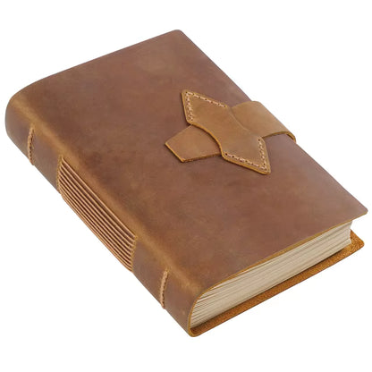 Codex Terra – skórzany notatnik A5 z papierem kraft (400 stron)