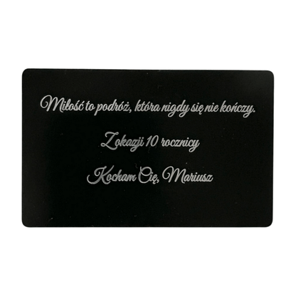 Engraved plaque