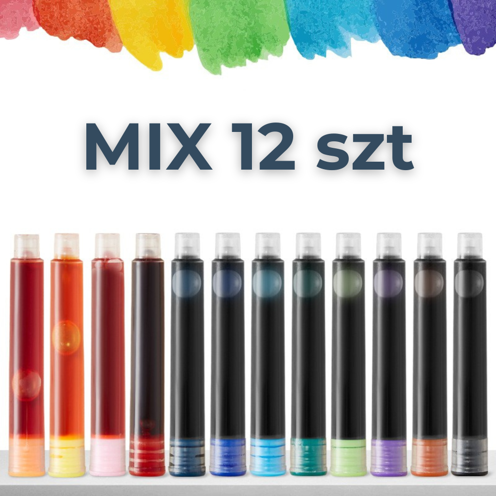 Naboje atramentowe do pióra 6 mm / 3.4 mm