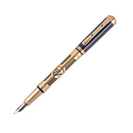 Metalic Script Fountain Pen - Metal Conqueror