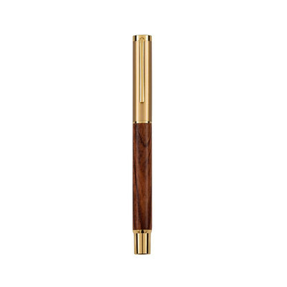Linea Legno Gold – zestaw pióro wieczne F i długopis w eleganckim etui