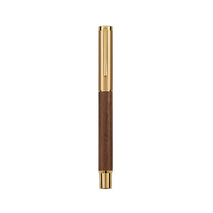 Linea Legno Gold –  długopis żelowy z duszą drewna