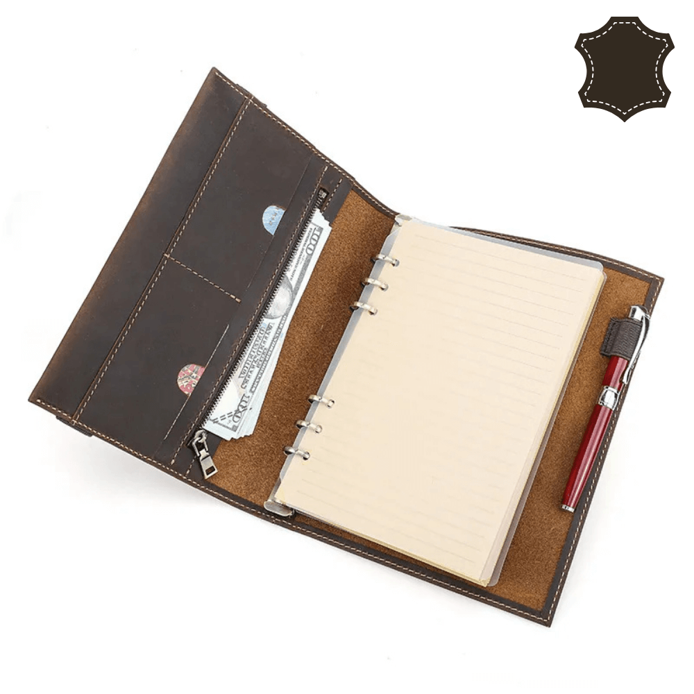 Skórzany organizer A5 elegancki prezent planner