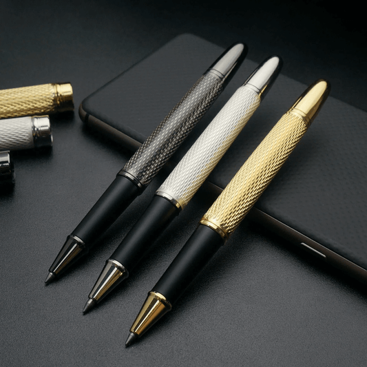 długopis żelowy w trzech kolorach