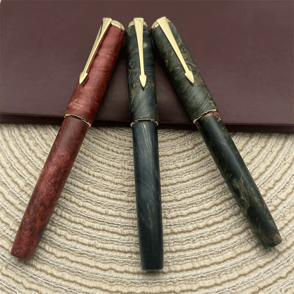 Prime Elements Fountain Pen - Primal Elements - Wooden Collection - Screw-On