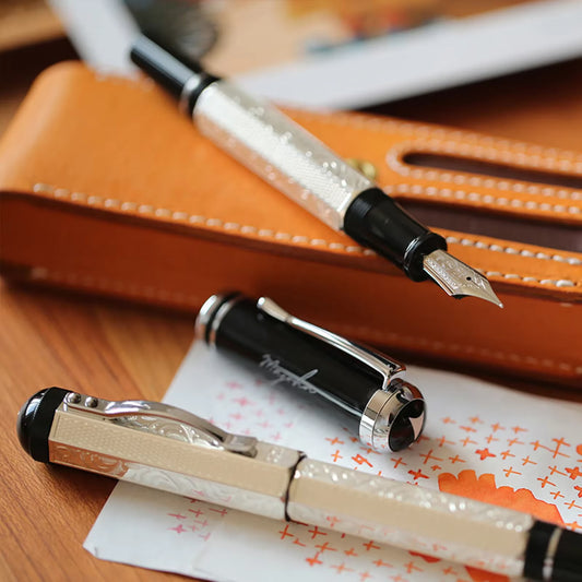 Pióro wieczne tłokowe Octagon Heritage – metalowa precyzja tłokowa - odkręcane