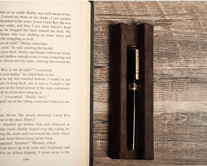 Pen organizer - natural leather - three sizes
