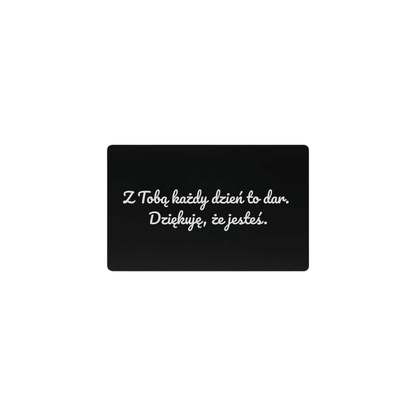Engraved plaque