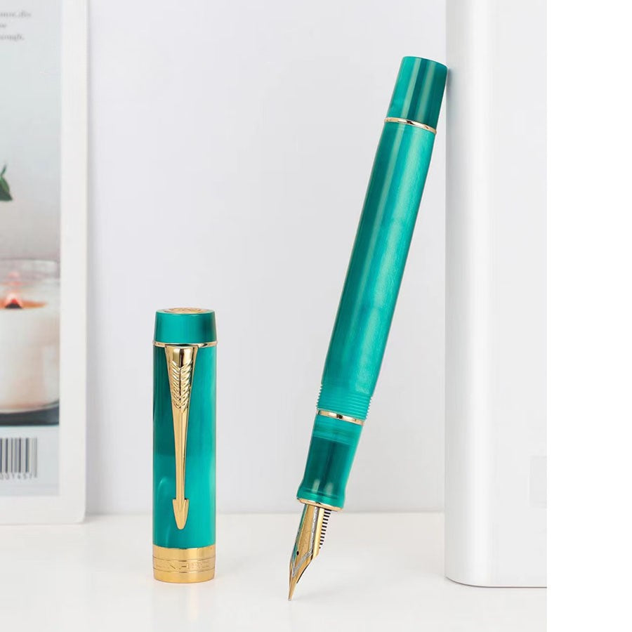 Blue Lagoon fountain pen - marine finesse - screw-on