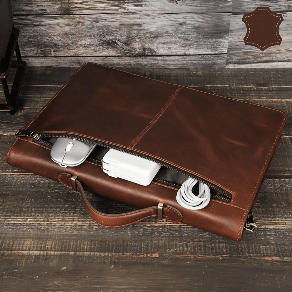 Skórzane etui na laptopa 14 cali