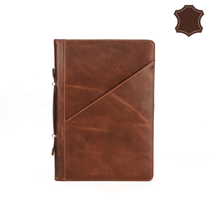 Etui aktówka na laptopa MacBook 14" 14.2" - skóra naturalna