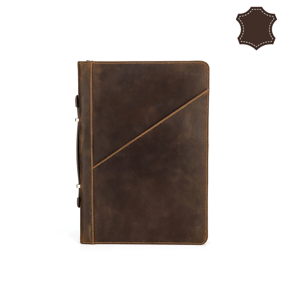 Etui aktówka na laptopa MacBook 14" 14.2" - skóra naturalna