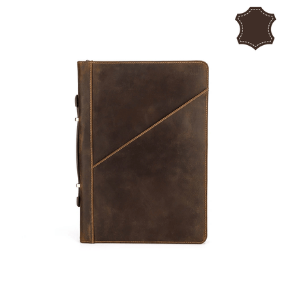 Etui aktówka na laptopa MacBook 14" 14.2" - skóra naturalna