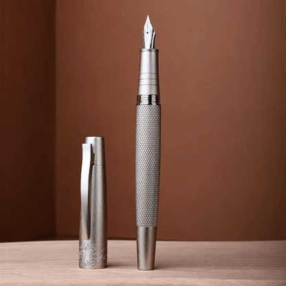 Pióro wieczne Silver Knight – rycerska elegancja - odkręcane