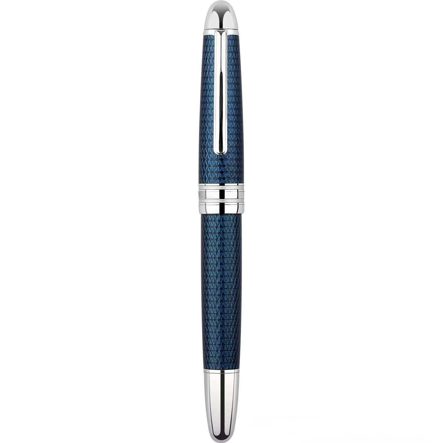 Pióro wieczne tłokowe Twilight Grid – precyzja w niebieskim zmierzchu - odkręcane