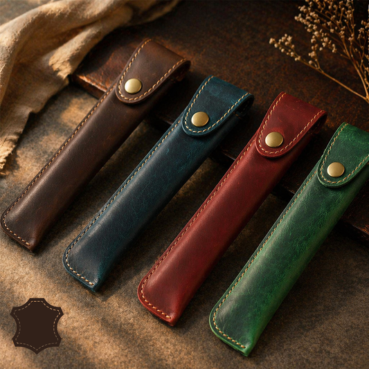 Etui na pióro - skóra naturalna - różne kolory