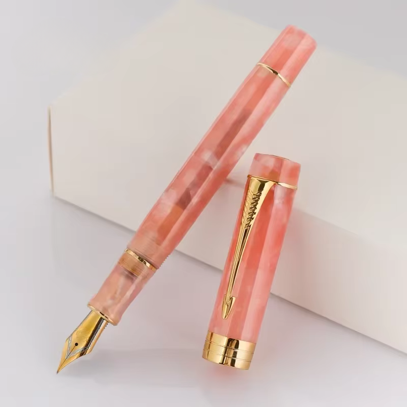 Crimson Elegance fountain pen - scarlet elegance - screw-on