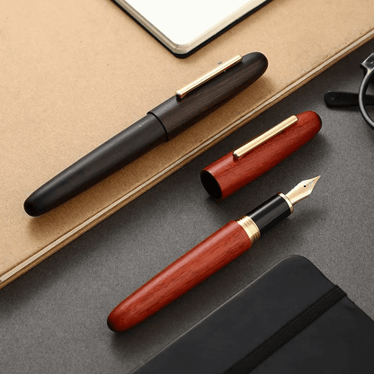 Cigaro Woodec fountain pen - a classic in a wooden version - screw-on